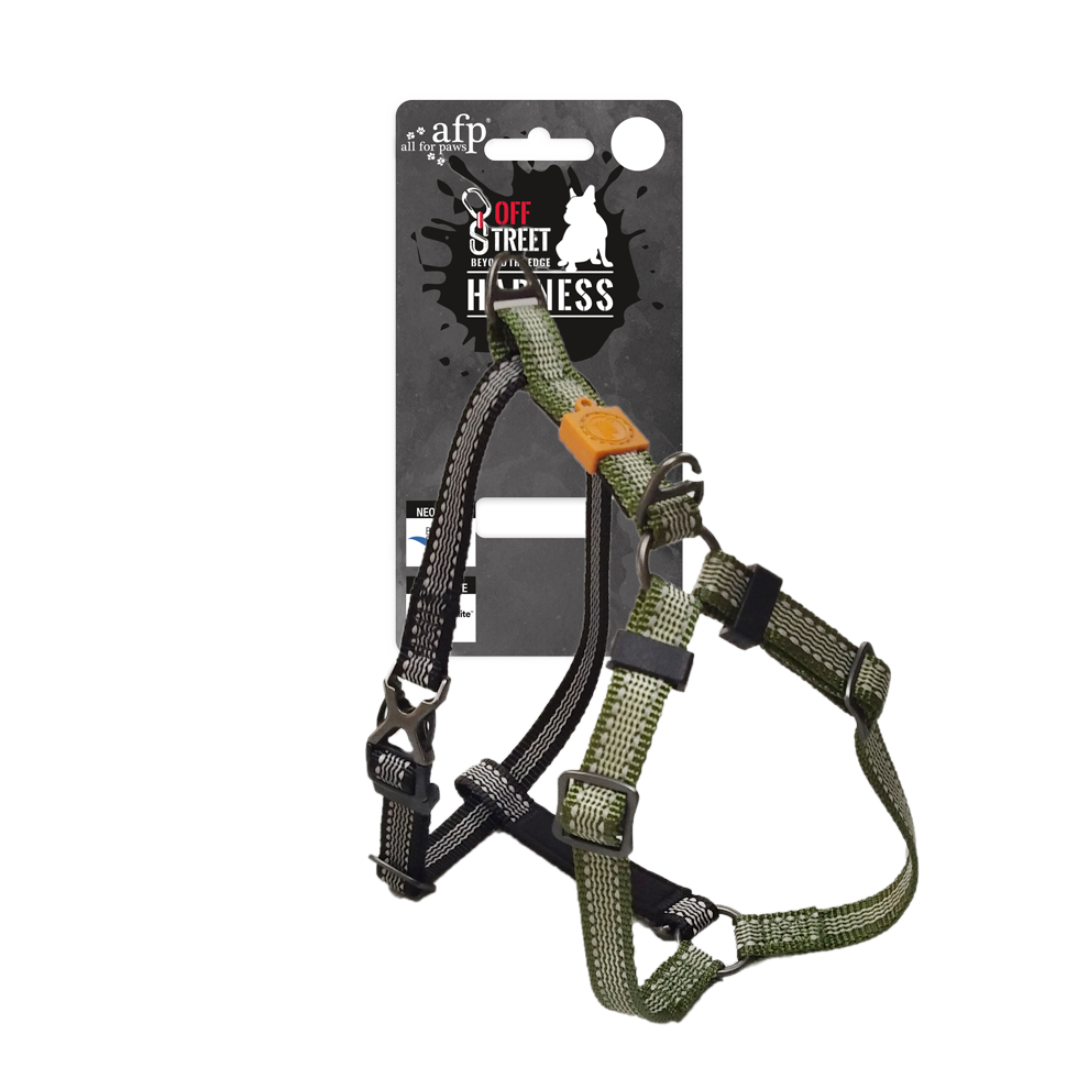 AFP Off Street - Dog Non-Pull Harness Olive Green XL - dog harness