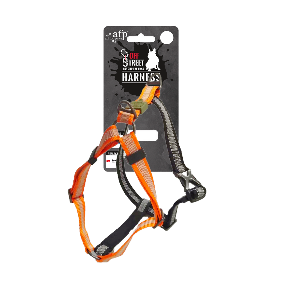 AFP Off Street - Dog Non-Pull Harness Tangarine XL - dog harness