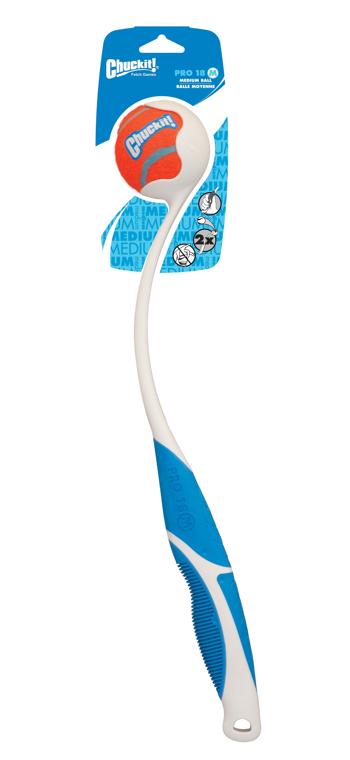 Chuckit! Pro Launcher — Ball Size: M, Launcher Length: 45 CM