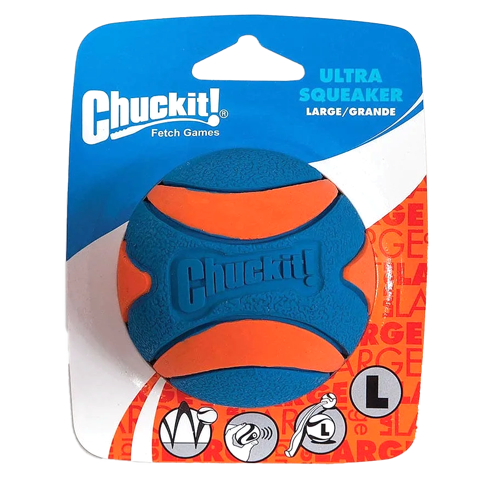 Chuckit! Ultra Squeaker Ball L (1-pack) - dog toy
