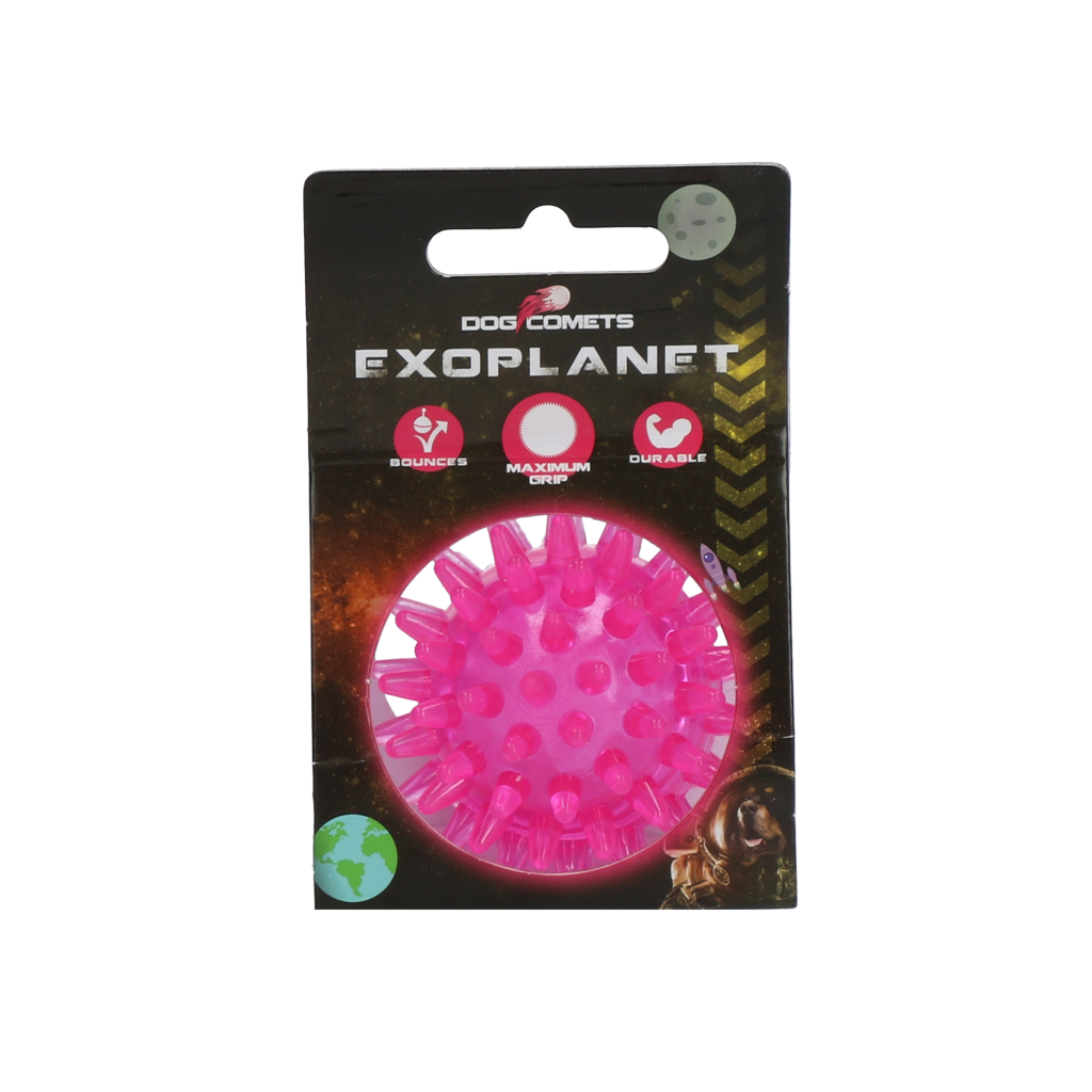 Dog Comets Exoplanet Spiky Ball S - Pink