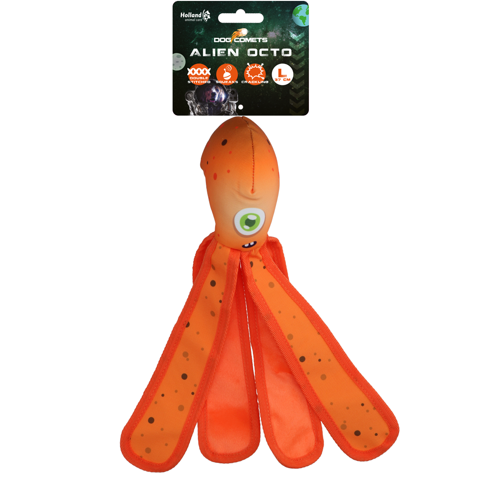 Dog Comets Alien Octo L - Orange