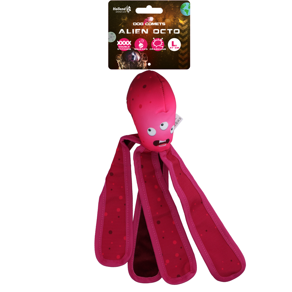 Dog Comets Alien Octo L - Pink