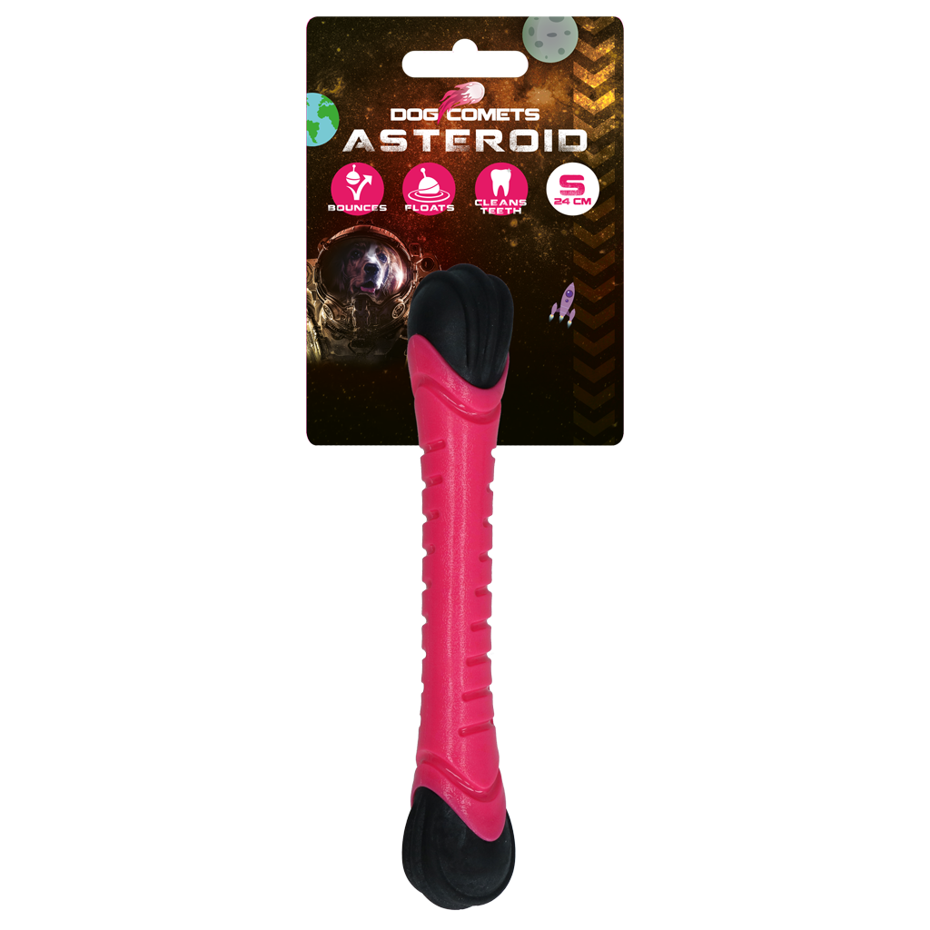 Dog Comets Asteroid Fetch Stick — Color: Pink, Size: S