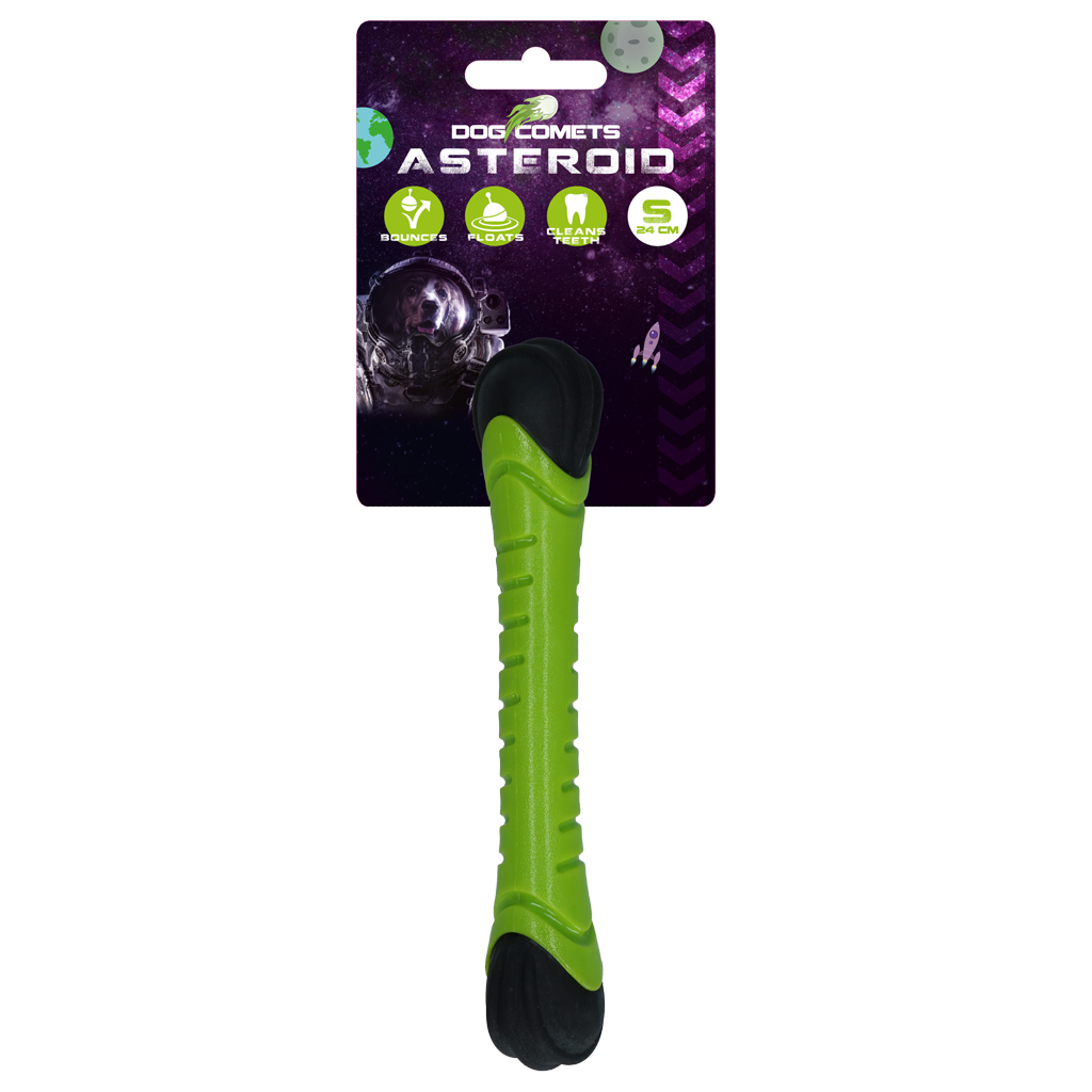 Dog Comets Asteroid Fetch Stick — Color: Green, Size: S