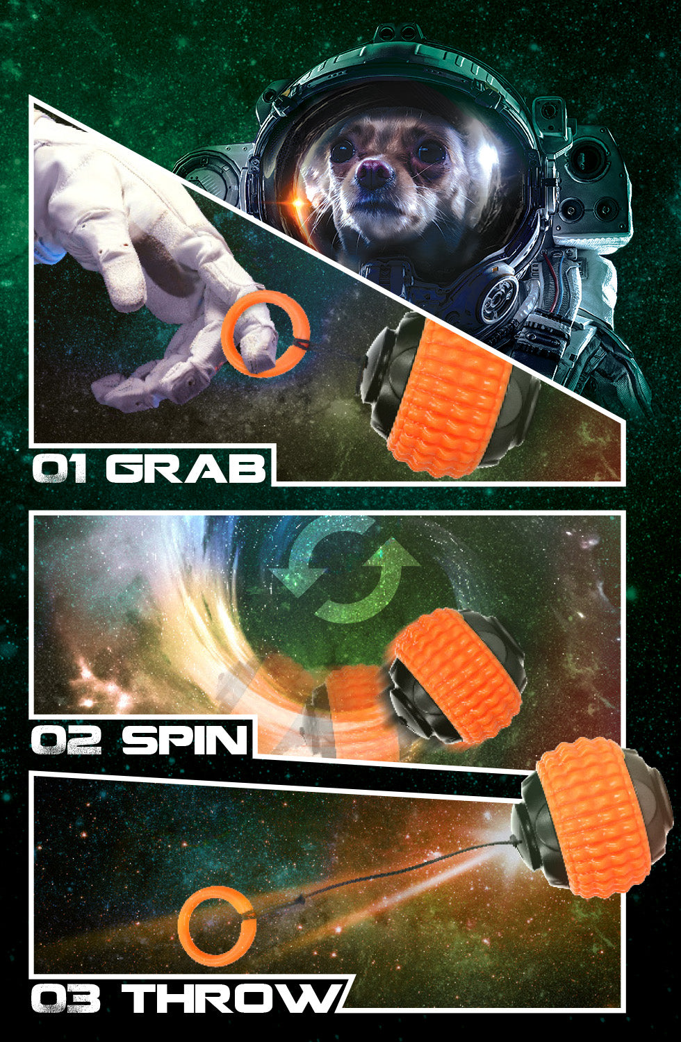 Dog Comets Blazar Jet Orange product photo