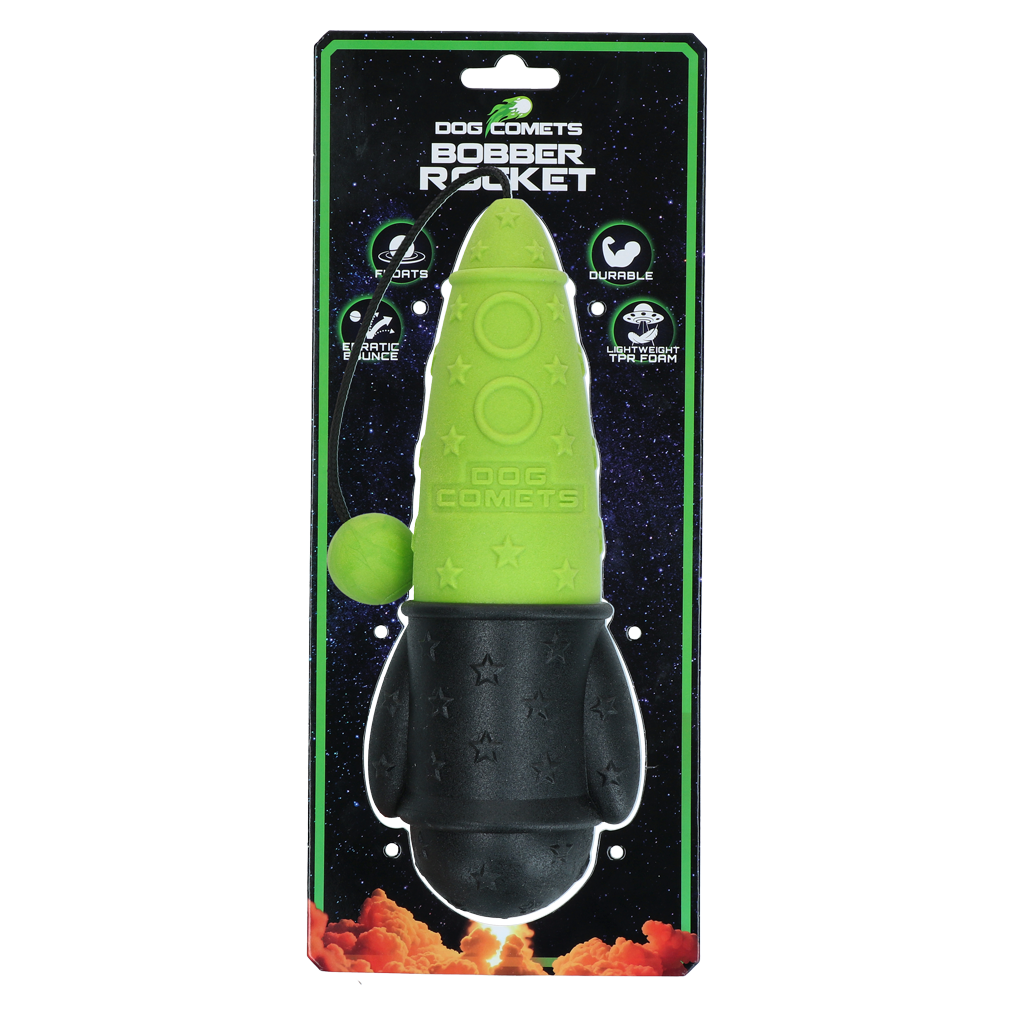 Dog Comets Bobber Rocket - Green