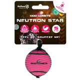 Dog Comets Neutron Star Tennis Ball With Squeaker S Pink - dog toy