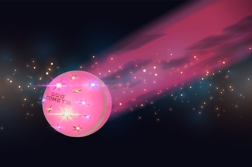 Dog Comets Helix Pink product photo