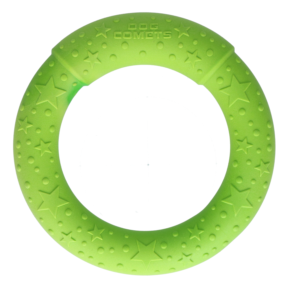Dog Comets UFO Ring — Color: Green, Size: M