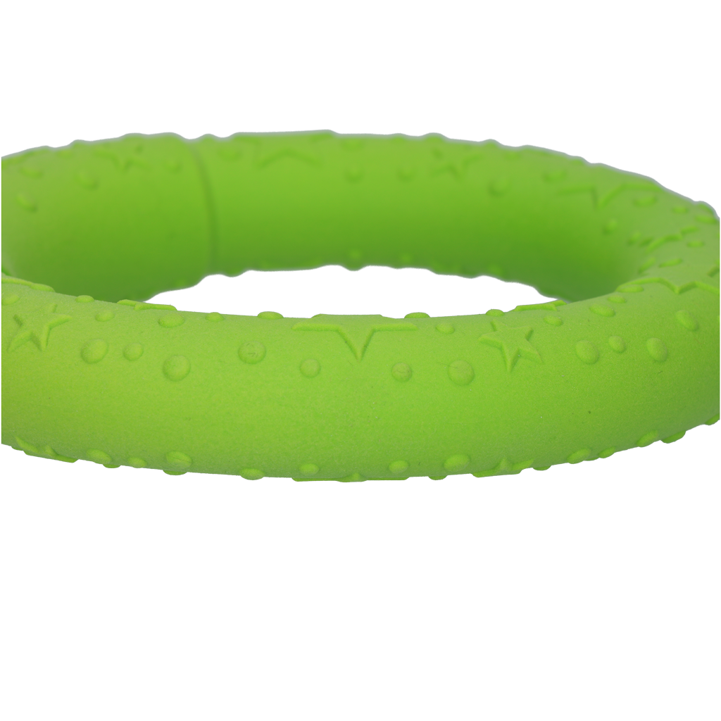 Dog Comets UFO Ring — Color: Green, Size: M