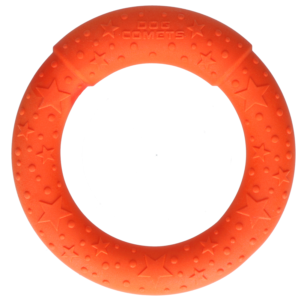 Dog Comets UFO Ring — Color: Orange, Size: M