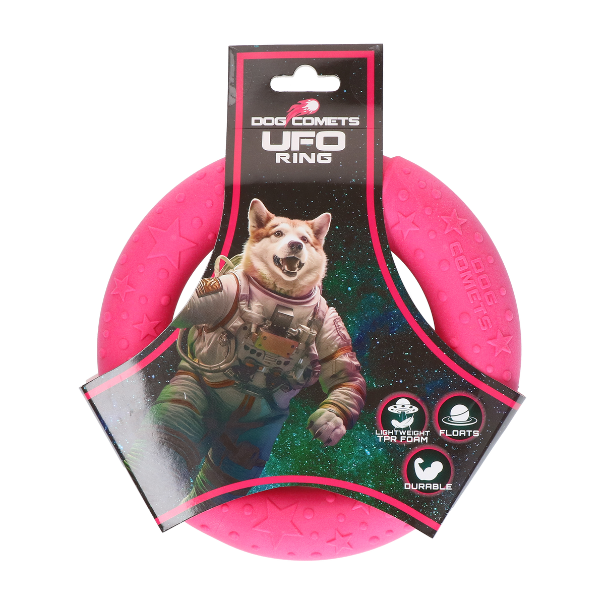 Dog Comets UFO Ring — Color: Pink, Size: S