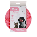 Eat Slow Live Longer Lick Mat Dimensions Circle detail 4