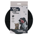 Eat Slow Live Longer Lick Mat Dimensions Circle detail 10