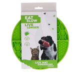 Eat Slow Live Longer Lick Mat Dimensions Circle detail 13