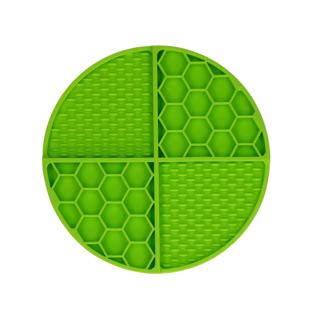 Eat Slow Live Longer Lick Mat Dimensions Circle detail 14