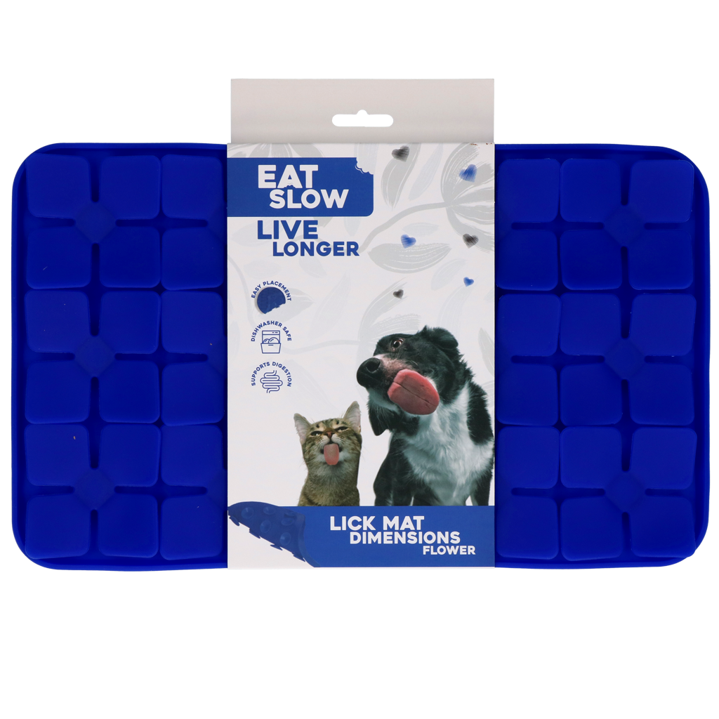 Eat Slow Live Longer Lick Mat Dimensions Flower detail 7
