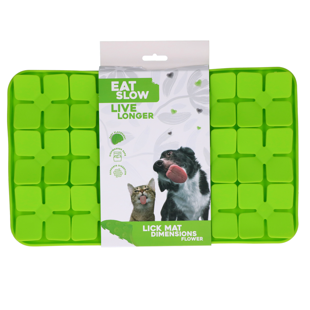 Eat Slow Live Longer Lick Mat Dimensions Flower detail 10