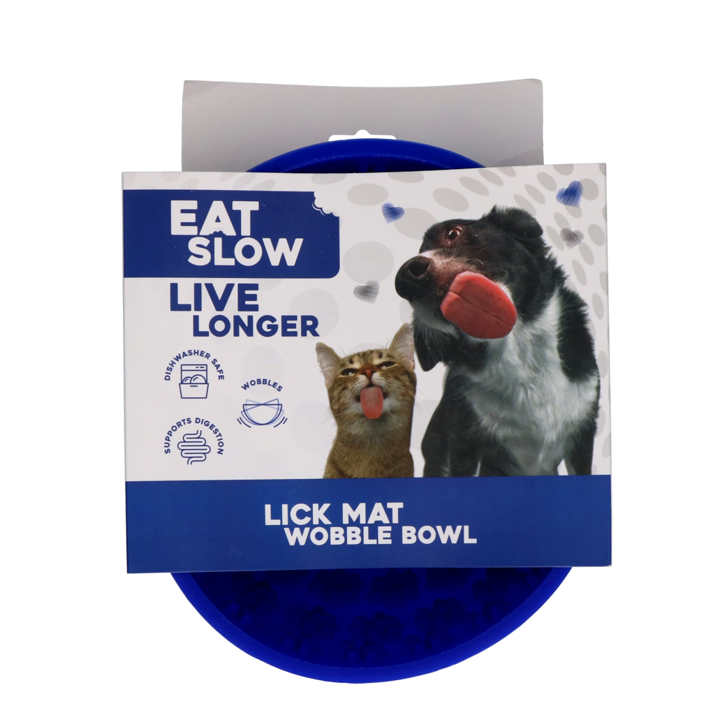 Eat Slow Live Longer Lick Mat Wobble Bowl detail 4