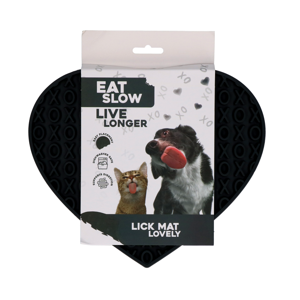 Eat Slow Live Longer Lick Mat Lovely Heart product image