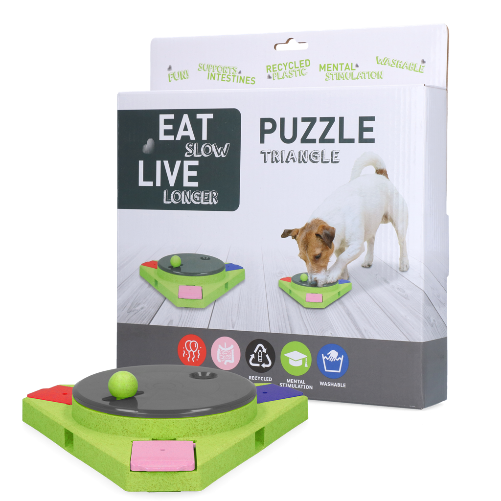 Eat Slow Live Longer Puzzle Triangle product image