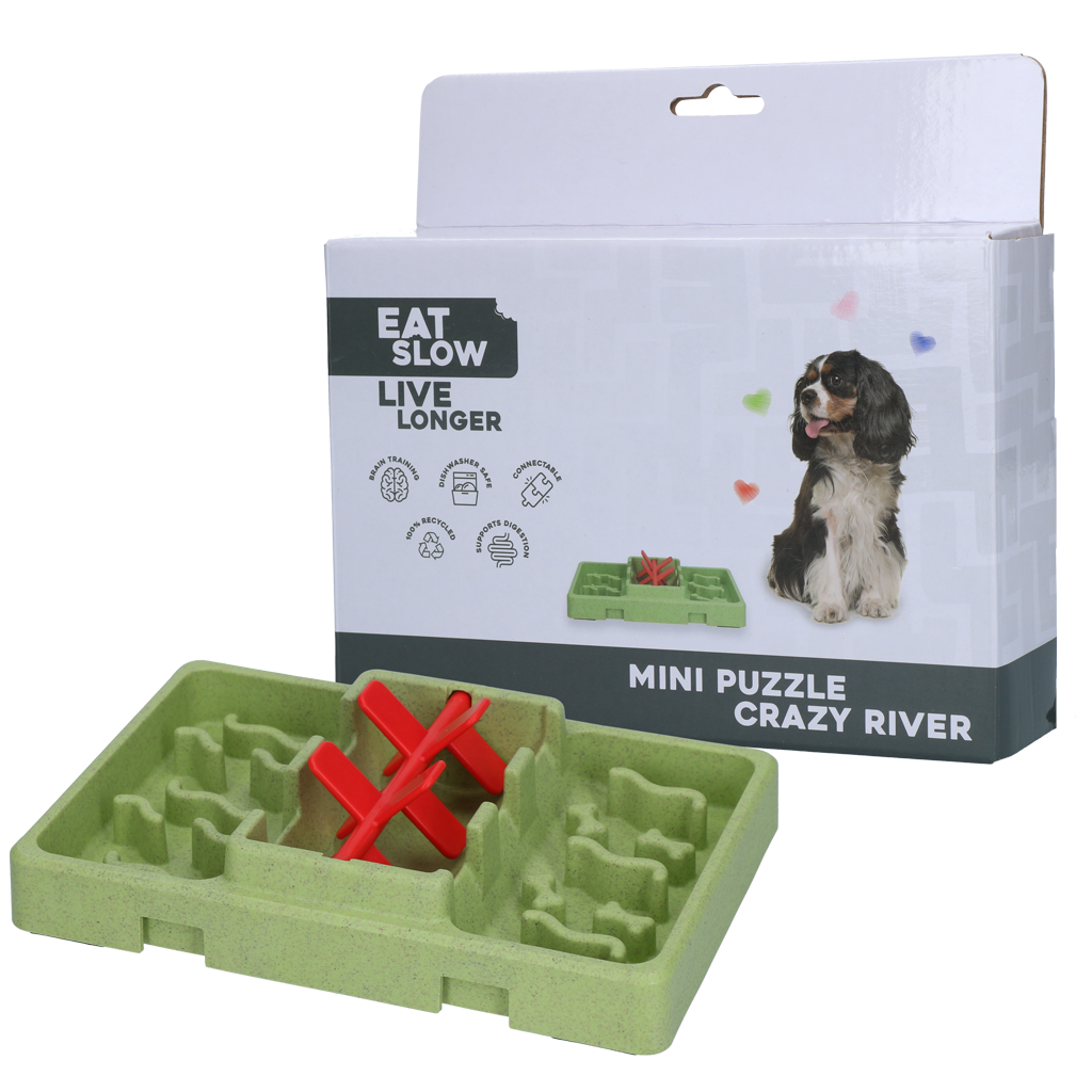 Eat Slow Live Longer Mini Puzzle Crazy River product image