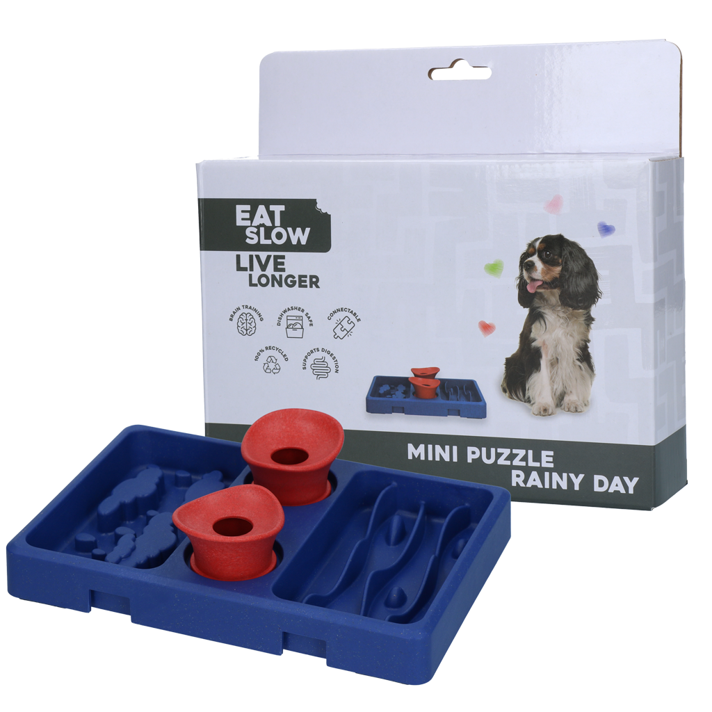 Eat Slow Live Longer Mini Puzzle Rainy Day product image