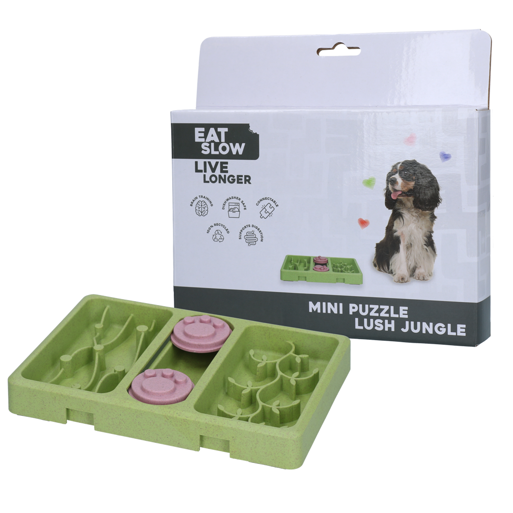 Eat Slow Live Longer Mini Puzzle Lush Jungle product image