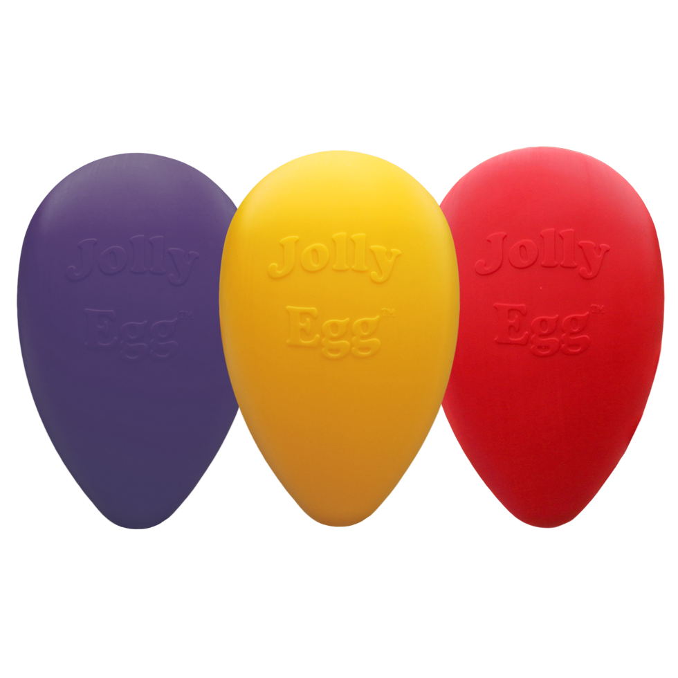 Jolly Egg Yellow S (20 cm) dog ball toy