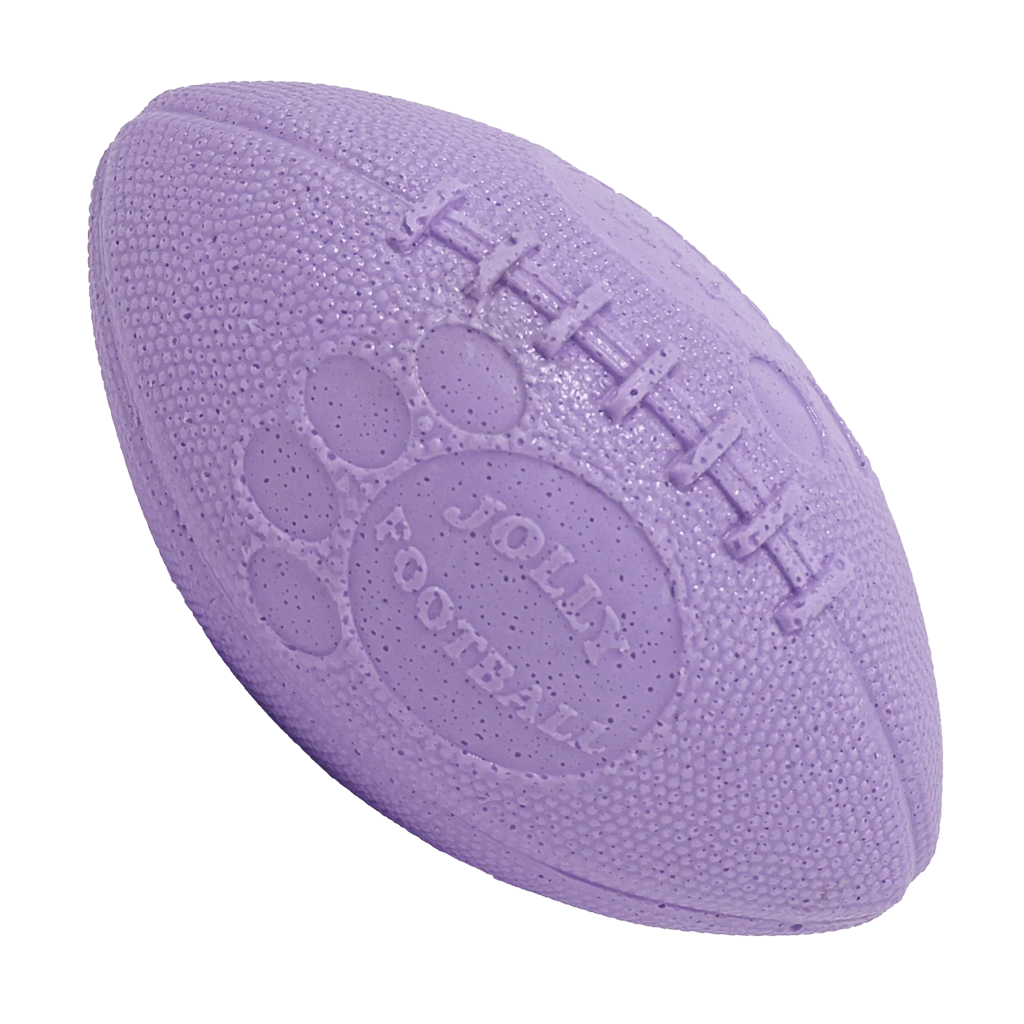 Jolly Football purple dog toy