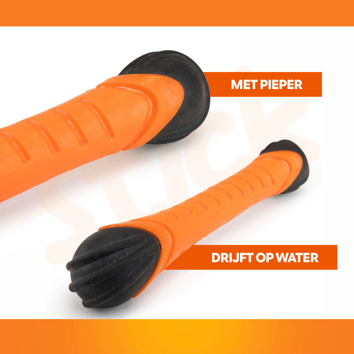 WK Apporteerstick — Color: Oranje, Size: S