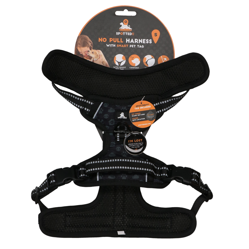Spotted! Pro No Pull Harnas Dark Grey S - dog product