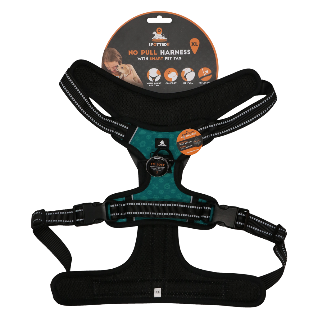 Spotted! Pro No Pull Harnas Green XL - dog product