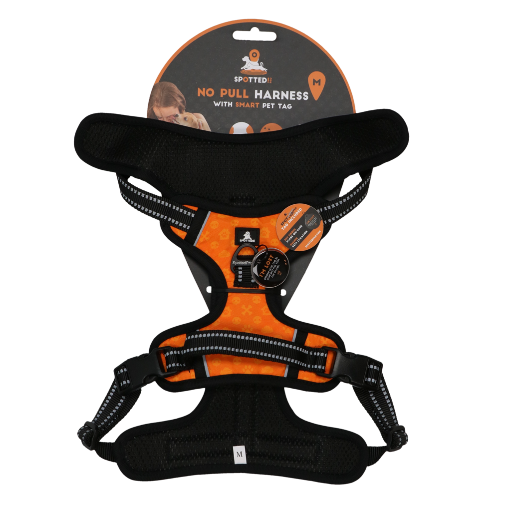 Spotted! Pro No Pull Harnas Orange M - dog product