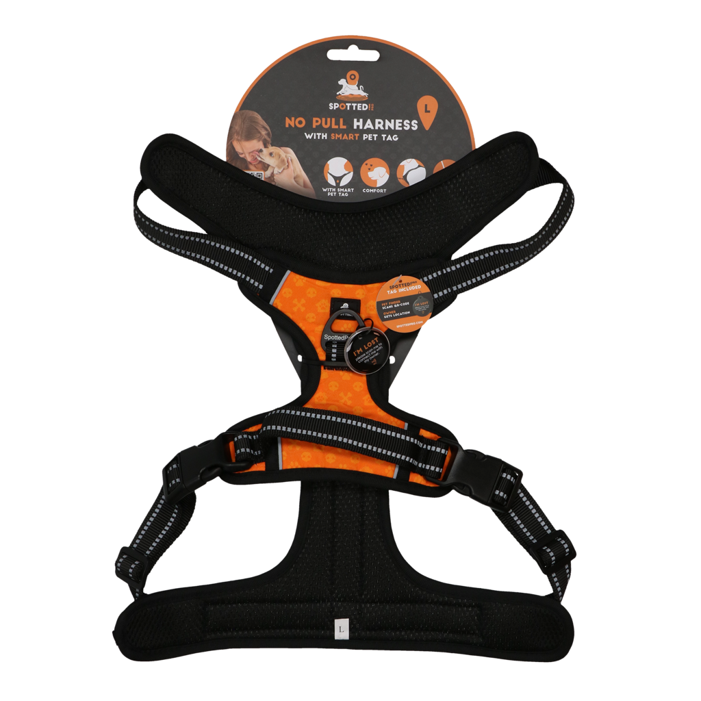 Spotted! Pro No Pull Harnas Orange L - dog product