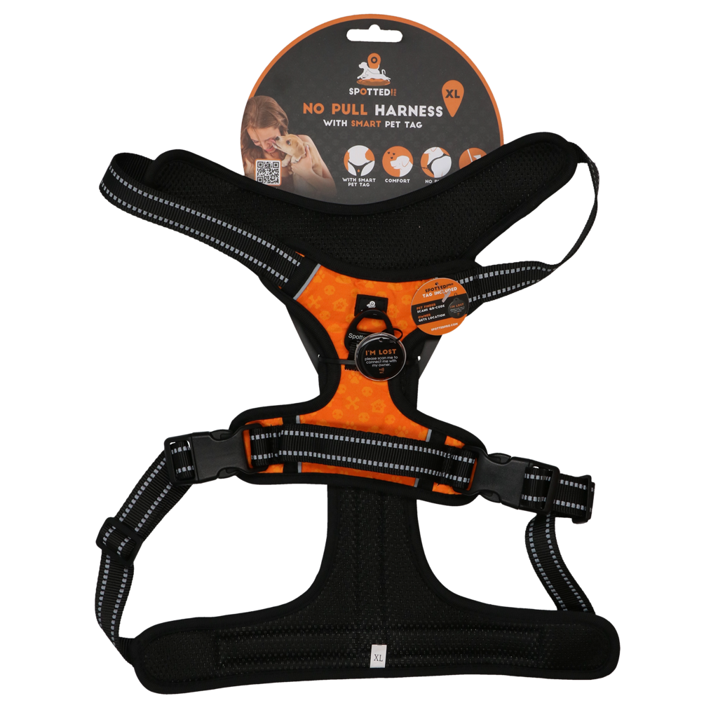 Spotted! Pro No Pull Harnas Orange XL - dog product