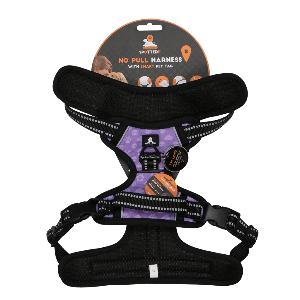 Spotted! Pro No Pull Harnas Purple S - dog product