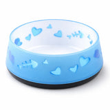 AFP Cat Love Bowl blue cat feeding bowl with anti-slip base
