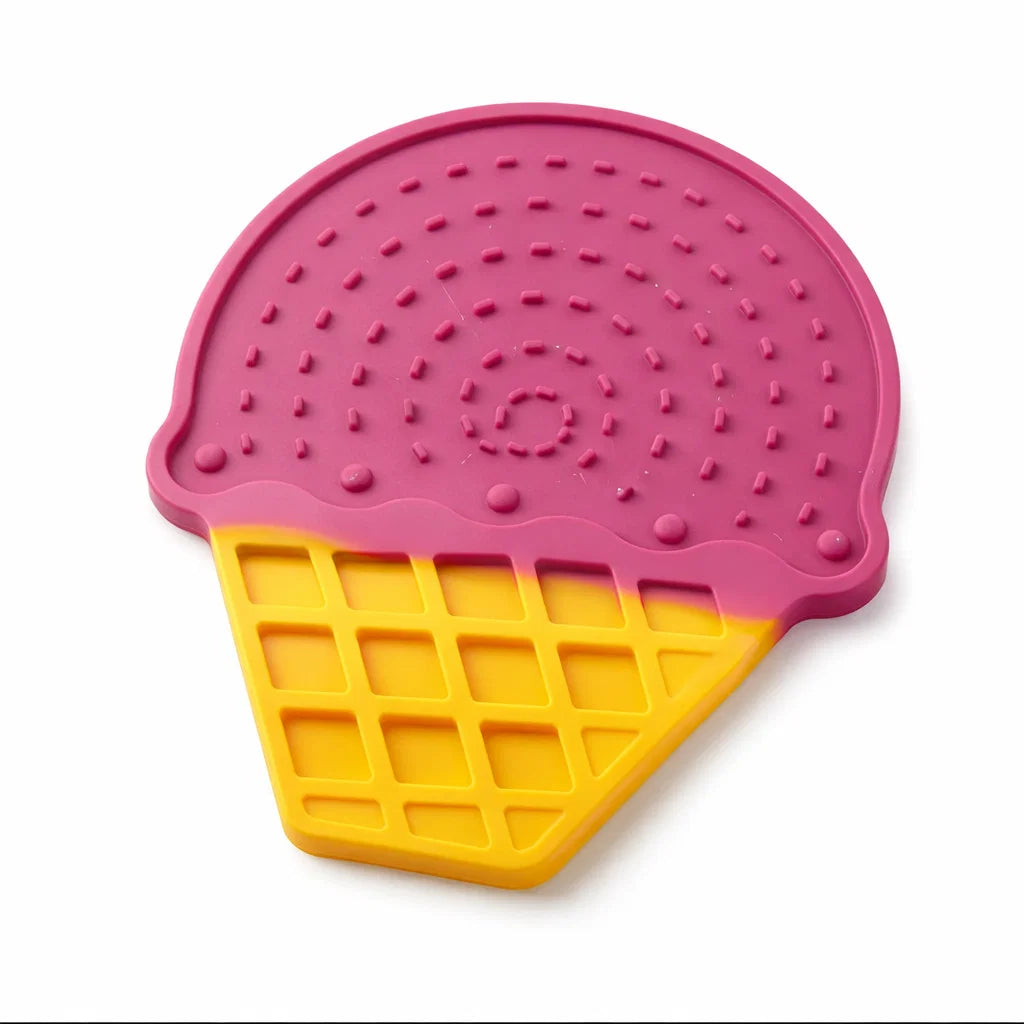 AFP Chill Out ice cream shaped lick mat for slow feeding dogs