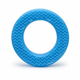 CoolPets Ice Ring blue cooling dog toy front view