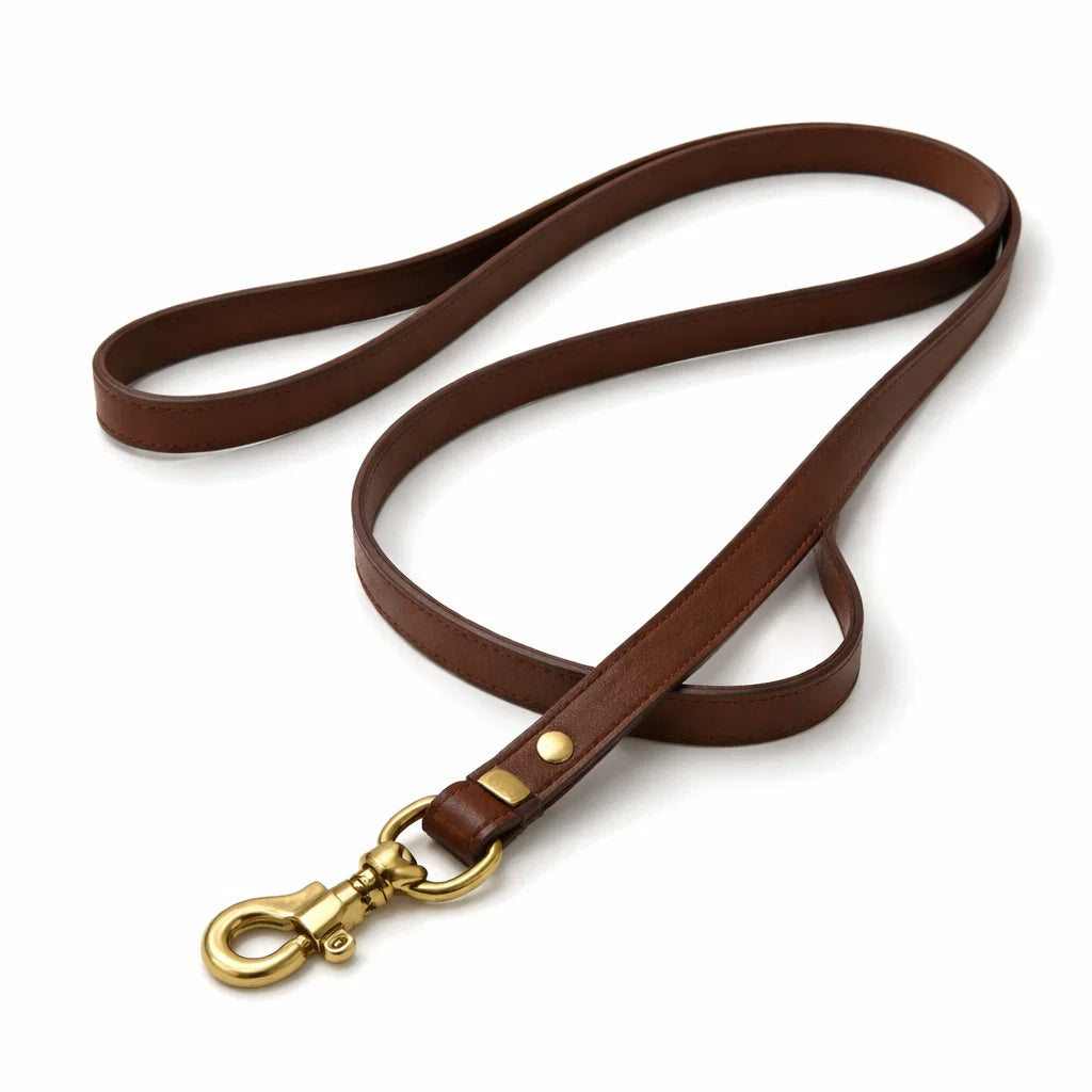Pro Leather Dog Leash 130 cm