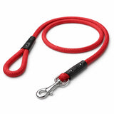 Braided rope dog leash 1 meter 12 mm front view